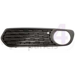 BMW 1 SERIES 2011> FRONT BUMPER GRILLE OUTER SECTION WITH LAMP HOLE CLOSED SLATS LEFT