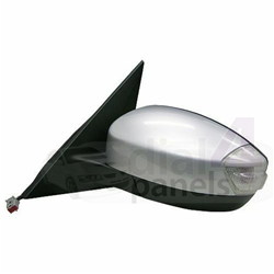 FORD GALAXY 2010-2015 Door Mirror Electric 12 Pin Manual Fold Type With Foot Lamp & Primed Cover Right