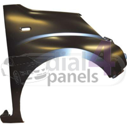 PEUGEOT BIPPER 2008> Front Wing No Moulding Holes Right