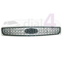 FORD FUSION 2006-2012 Front Grille With Chrome Surround Grey