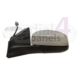 FORD MONDEO 2007-2010 Door Mirror Electric Heated Manual Fold Type - No Lamps - Primed Cover Left