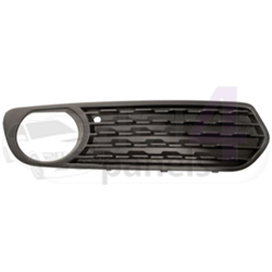 BMW 1 SERIES 2011> FRONT BUMPER GRILLE OUTER SECTION WITH LAMP HOLE CLOSED SLATS RIGHT