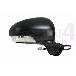 TOYOTA PRIUS 2009-2012 Door Mirror Electric Heated Manual Fold Type With Primed Cover  Right