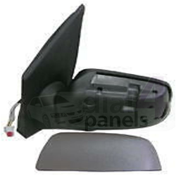 FORD FUSION 2006-2012 Door Mirror Electric Heated Manual Fold Type With Primed Cover (2006-2009)  Left