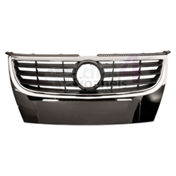 VOLKSWAGEN TOURAN 2007-2010 Front Grille Black With Chrome Strips