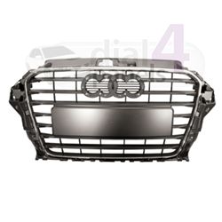 AUDI A3 2012-2016 Front Grille With Chrome Moulding  
